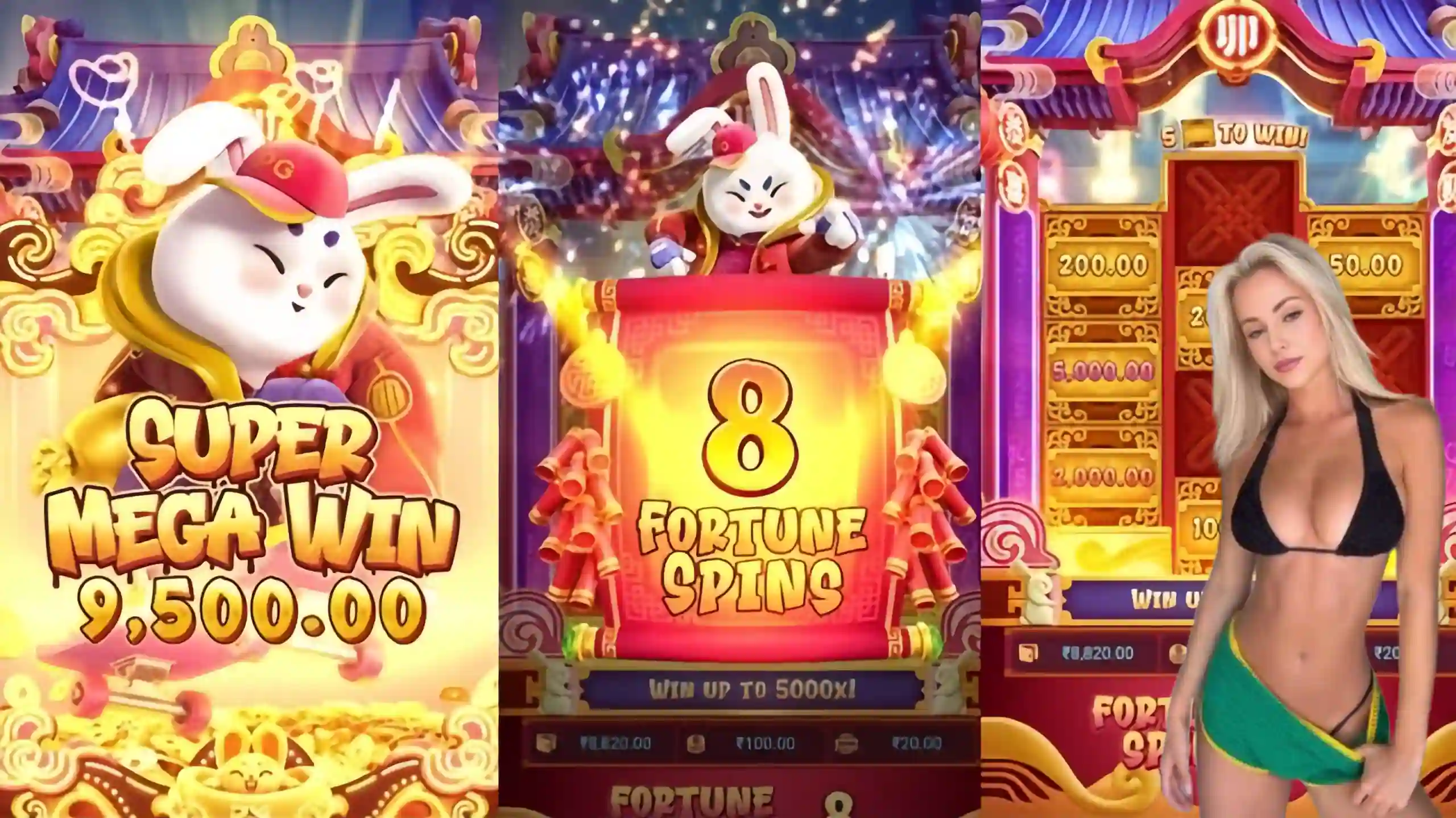 Wild Expansivo Fortune Rabbit v68 - Coelho Dourado que Expande